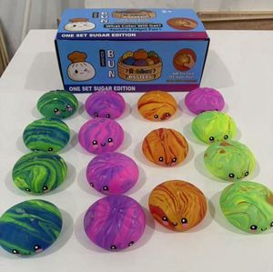 Hot <b>LED</b> Light Steamed Bun Toy Bubble Squishy Dumpling Squishy Toys Stress Stress Squeeze <b>Balls</b> for All Ages - Product Image 2