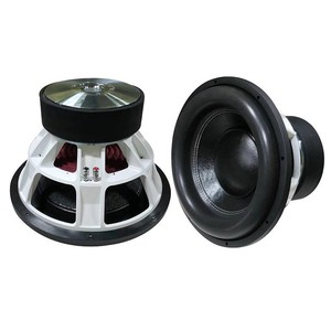 Subwoofer de voiture 15 pouces 1500-2000W RMS 3 aimants 75 mm bobine simple sortie audio mono - Product Image 1