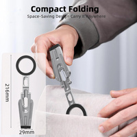 Support de téléphone magnétique pliable et flexible, trépied portable compact, fixation rapide, prise de vue stable, support de bureau de voyage, équipement de création