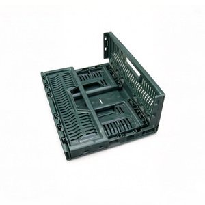 Caisse en plastique pliable empilable pour l'agriculture, fruits, légumes, vente en gros, panier en plastique pliable - Product Image 2