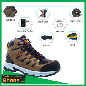 AEGISEC OEM Bottes de sécurité antidérapantes en caoutchouc à bout en acier Protection du travail Bottes de sécurité résistantes à la perforation pour hommes pour le travail - Product Image 4