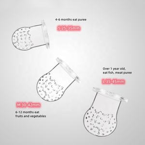 Distributeur de nourriture pour bébé, sac de morsure, dispositif auxiliaire d'alimentation, mamelon rotatif ML filet sac bébé distributeur de fruits et légumes - Product Image 5