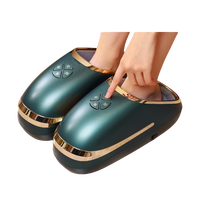 Chaussures de massage électroniques pour les pieds, trois modes, réflexologie, acupression, activation du flux sanguin, pantoufles de massage santé
