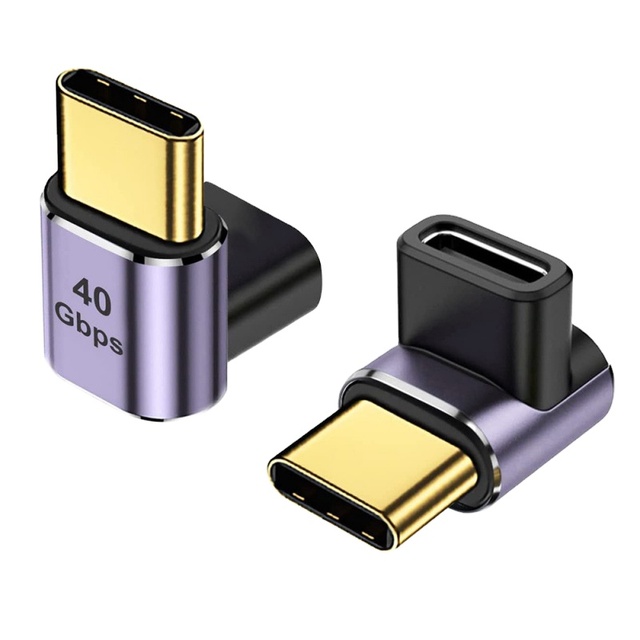Type-C Magnetic Full-function Adapter for Fast Charging 100W Video 8Kswitch Turning Head Lightning 34