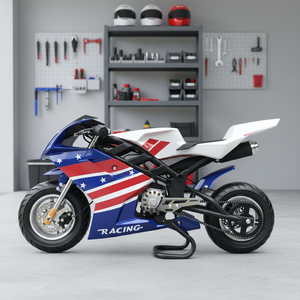 HAYA Nouveau Modèle <span class=keywords><strong>Mini</strong></span> <span class=keywords><strong>Moto</strong></span> <span class=keywords><strong>Cross</strong></span> 49cc/50cc pour Enfants avec Vitesse Max 40-60 km/h et Freins à Disque - Product Image 1