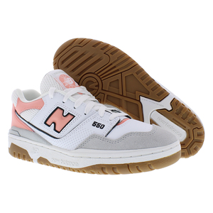 Scarpe Unisex New Balance 550 Grigio Rosa Stile Walking - Product Image 4