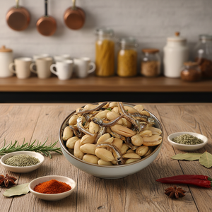 Alimento Seco Natural Alto en Proteínas, Picante <span class=keywords><strong>con</strong></span> <span class=keywords><strong>Wasabi</strong></span> y Otros Sabores, Pescado y Cacahuetes Deliciosos, Grado 3A, Certificado ISO, Listo para Comer - Product Image 1