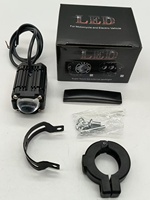 Phares de moto à LED Angel Eye 12V 12W, projecteurs de moto, feux antibrouillard, lampe de conduite, clignotant stroboscopique