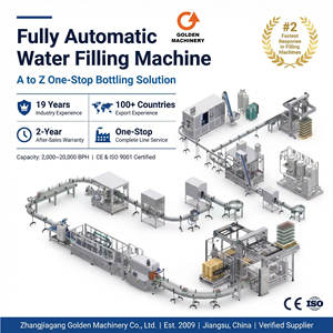 Planta Embotelladora de Agua Automática Llave en Mano de 4000-20000 BPH, Máquina 3 en 1 de Lavado, Llenado y Tapado para Agua Mineral Potable - Product Image 3