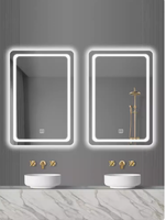 Nouveau design de miroir LED intelligent de salle de bain miroir LED rectangulaire anti-buée avec lumière en vente en usine