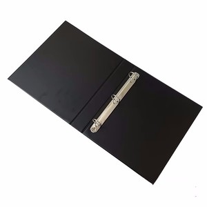 Carpeta de PVC con doble clip, cuaderno de hojas sueltas engrosado, clip con varilla de tracción, cubierta impermeable, almacenamiento de papeles de examen para estudiantes, archivador de nivel. - Product Image 2