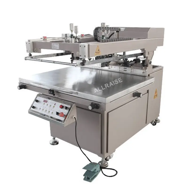 Semi Automatic 6090 Flat Silk Screen Printing Machine Shirt Plastic Bag Silk Screen Printing Machine Cloth Silk Screen Printers