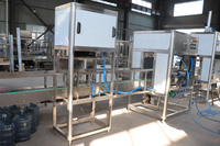 Ligne de production de machines de remplissage d'eau pure automatiques personnalisées à petite échelle 19L 5 gallons