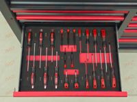 Gabinete de Acero Industrial con Ruedas para Taller Automotriz, Kit de Herramientas de 471 Piezas y 12 Cajones, Carro de Herramientas