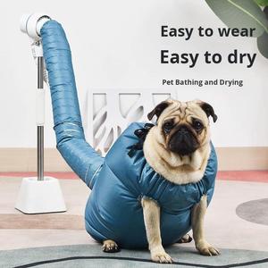 Rectangle Oxford Cloth & <b>Silver</b> Coating Film Pet Drying <b>Bag</b> for Cats and Dogs Large Dog Bathing Quick-Dry - Product Image 2