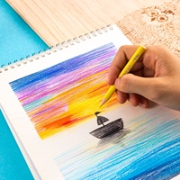 Crayons de couleur de papeterie de haute qualité Deli EC09900 Crayons de couleur Papeterie scolaire