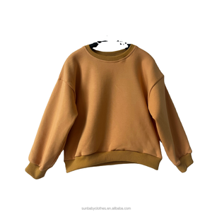 Maglione abbinato alla famiglia personalizzato morbido pullover solido in spugna francese per genitori e bambini per l'autunno - Product Image 6