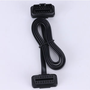 1m cấu hình thấp băng phẳng OBD Cáp Chẩn Đoán 16 pin nam nữ mở rộng 1 năm bảo hành mã đọc OBD2 OBDII tương thích - Product Image 6