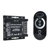 Contrôleur de musique synchrone LED RGB RGBW RGBWC 2.4G RF touch remote controller Nightclub atmosphère light dimmer controller