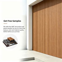 Paneles de Pared Exteriores de Color Teca para Exteriores, Tablas Anchas para Fachadas de Tiendas, Edificios, Villas y Decoración de Casas, Suministro del Fabricante