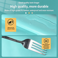 Cuir PU gaufré tricoté KEMERLIN, cuir Nappa artificiel imperméable pour chaussures, bagages et sacs