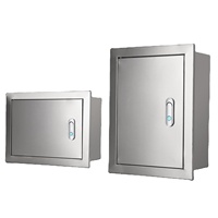 Caja de Distribución de Acero Inoxidable Empotrada, Caja de Control Interior, Caja de Cableado Impermeable de Pared, DIMAN Wi-Fi/LAN Cableado