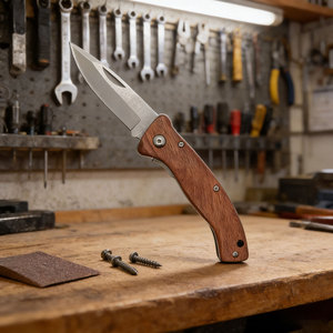 Couteau de poche de survie en plein air, lame de couteau de survie, outil de sauvetage pour le camping, couteau pliant - Product Image 1