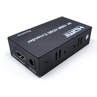 1080P 120M HDMI IP Extender Kabel Ethernet Mengirimkan 120M 1 Ke Multi IP dengan Loop Out Transmitter dan Receiver Penguat Sinyal