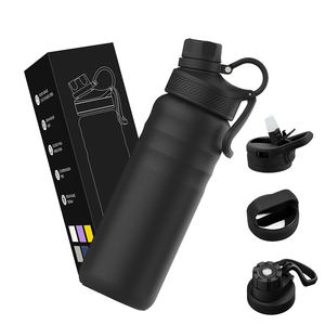 <span class=keywords><strong>Bouteille</strong></span> d'eau sport pour adulte en acier inoxydable à double paroi isolée par sublimation, personnalisable, fournie par le fabricant - Product Image 5
