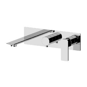 Conjunto de mezclador empotrado de 2 vías Icon Line para ducha y bañera, cromado - Product Image 1