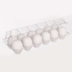 used plastic egg trays holder rolling EGG CARTON for Family Pasture Chicken Farm Business Market Display