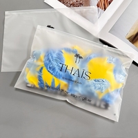 Sac d'emballage personnalisé en plastique avec fermeture éclair pour vêtements de bain, maillots de bain et accessoires, avec logo