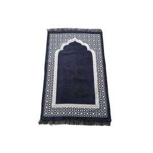 Tapis <span class=keywords><strong>de</strong></span> prière musulman avec sac Tissage musulman Sajadah Travel Macchinari Preghiera Polyester Abstract Square Adultes Lavable Low Pile - Product Image 6