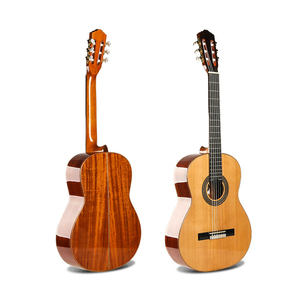 Solid <b>Top</b> Classical Guitar High Quality Spruce <b>Top</b> with <b>Strings</b> - Product Image 1