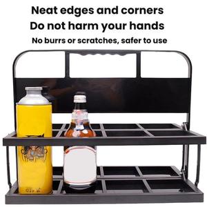 Estante de vino plegable de 8 agujeros, cesta de bebidas portátil, soporte para botella de agua deportiva - Product Image 2