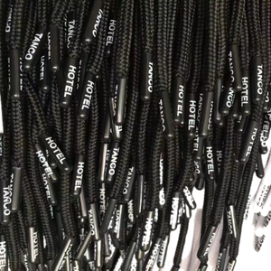 カスタムパーカーコードストリングロープ引き出しコードヒント付きロゴプリントコード - Product Image 1