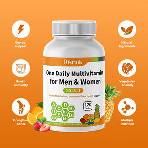 Dismok OEM Daily Multivitamin <strong>Tablets</strong> Support Healthy Energy, Metabolism, Immune Function and Bone Health <strong>Folic</strong> <strong>Acid</strong> <strong>Tablets</strong> - Product Image 1