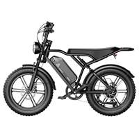 Vélo électrique Ecoride V8 750 W, pneus larges 15 Ah, livraison gratuite, double selle, tout-terrain