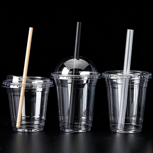 Vaso Desechable <span class=keywords><strong>de</strong></span> Plástico PET Transparente Personalizado con Diseño <span class=keywords><strong>de</strong></span> Taro <span class=keywords><strong>Bobo</strong></span> <span class=keywords><strong>de</strong></span> 9oz, 12oz, 16oz y 20oz para Smoothies, Frutas, Boba, Té con Leche y Bebidas para Llevar - Product Image 3