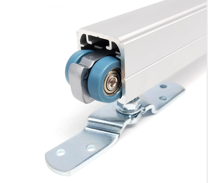 Système coulissant <span class=keywords><strong>HEBO</strong></span> synchronisé à fermeture douce et faible bruit en alliage d'aluminium pour 3 portes, design moderne, pour porte de garage, salle de bain, extérieur - Product Image 2