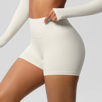 Legging de yoga taille haute, couleur unie, double face brossée, effet galbant et liftant, respirant et infroissable, pour le commerce transfrontalier