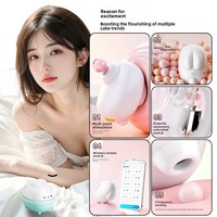 Moonlight Rabbit WC-1071 Doudou Vibromasseur télécommandé silencieux à forte vibration pour femme