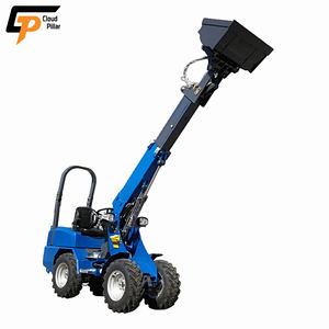 Chariot télescopique articulé compact avec support en ligne, chargeur frontal, chargeur sur roues, capacité de 600 kg avec accessoires - Prix - Product Image 1