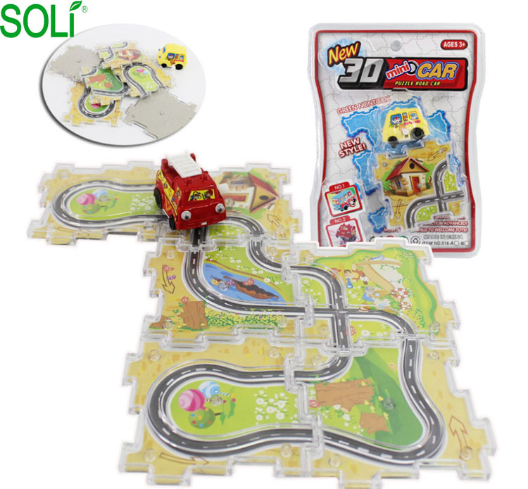 Автомобиль трек развивающие игрушки головоломки цепи подарок на день рождения для мальчиков