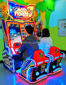 Máquina de billetes de lotería que funciona con monedas Arcade de buena calidad, máquina de carreras de motor, simulador de carreras para jugadores dobles - Product Image 4