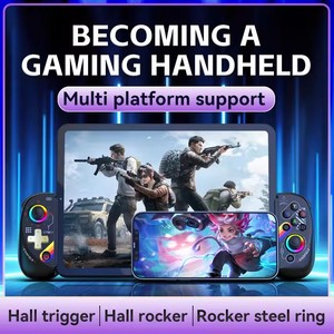 Turbo ile D8 teleskopik cep telefonu Gamepad/6-axis Gyro/titreşim Gamepad PS3 PS4 için <span class=keywords><strong>Bluetooth</strong></span>-Compatible5.2 RGB ışık anahtarı - Product Image 2