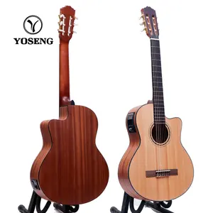 Wholesale Electronic Solid Classical Guitar with EQ