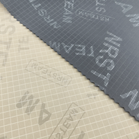 Tissu en cuir synthétique PU 100% respirant et léger avec doublure tricotée pour vêtements d'extérieur printaniers