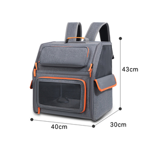 Mochila transportadora de mascotas 3 en 1 con ruedas desmontables, bolsa de viaje multifuncional para gatos, OEM - Product Image 4