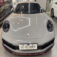 Z-ART 992 Trockenes Kohlefaser-Karosseriekit für Porsche 992 Prepreg Kohlefaser-Aerokit für 992.1 911 2019+ Lippen-Spoiler-Kit